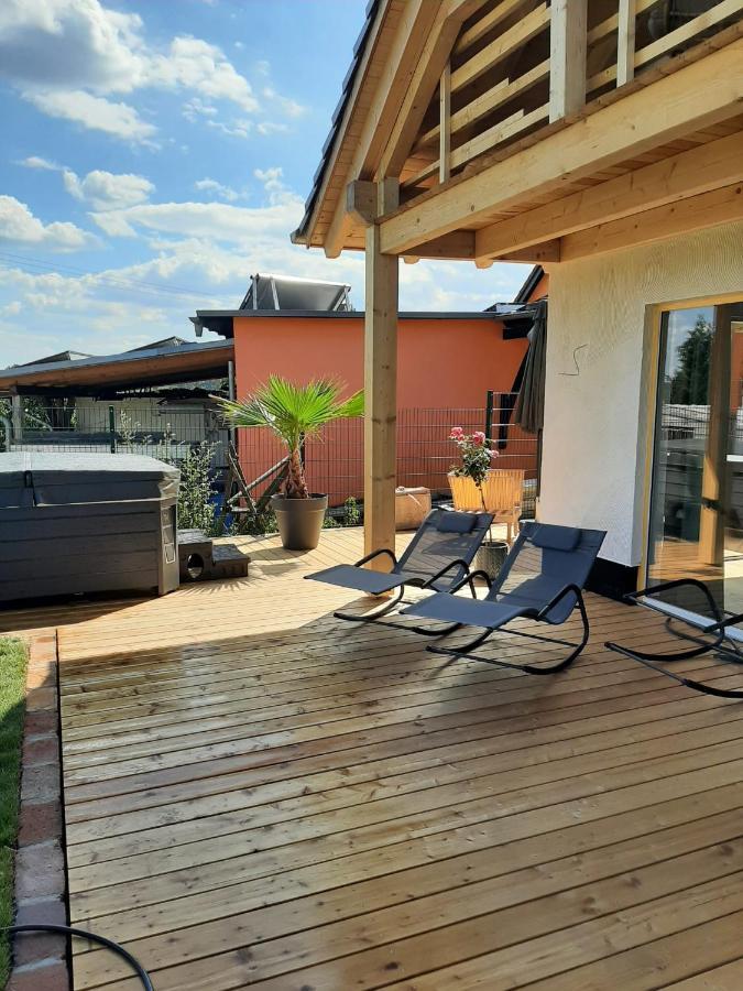 Landliebe, Ferienhaus, 3 Schlafzimmer Mit Sauna Und Outdoor Whirlpool Geierswalde Ngoại thất bức ảnh